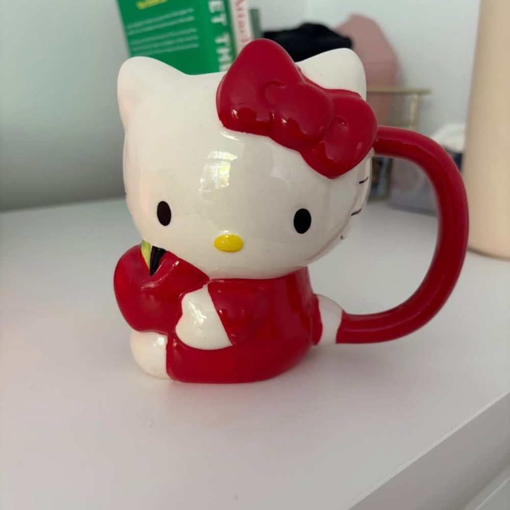 Hello Kitty Red and White Mug